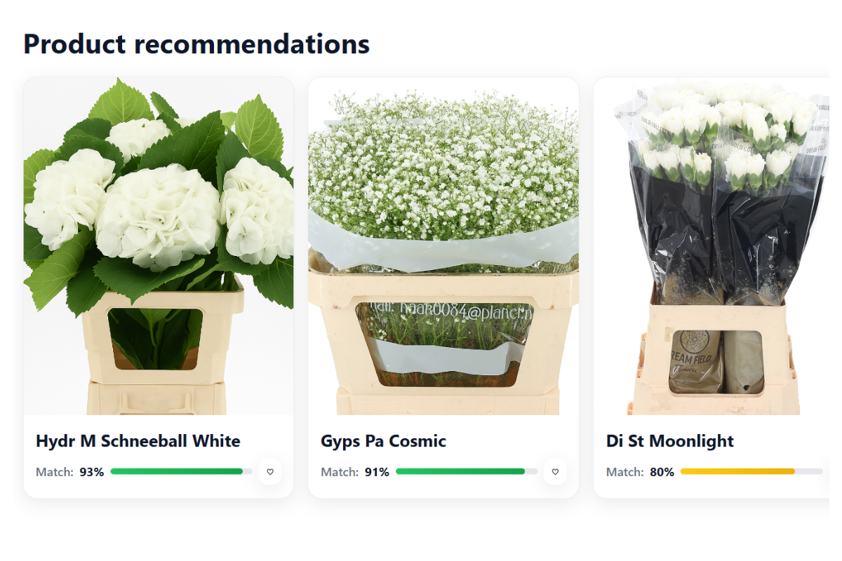 AI productaanbevelingen